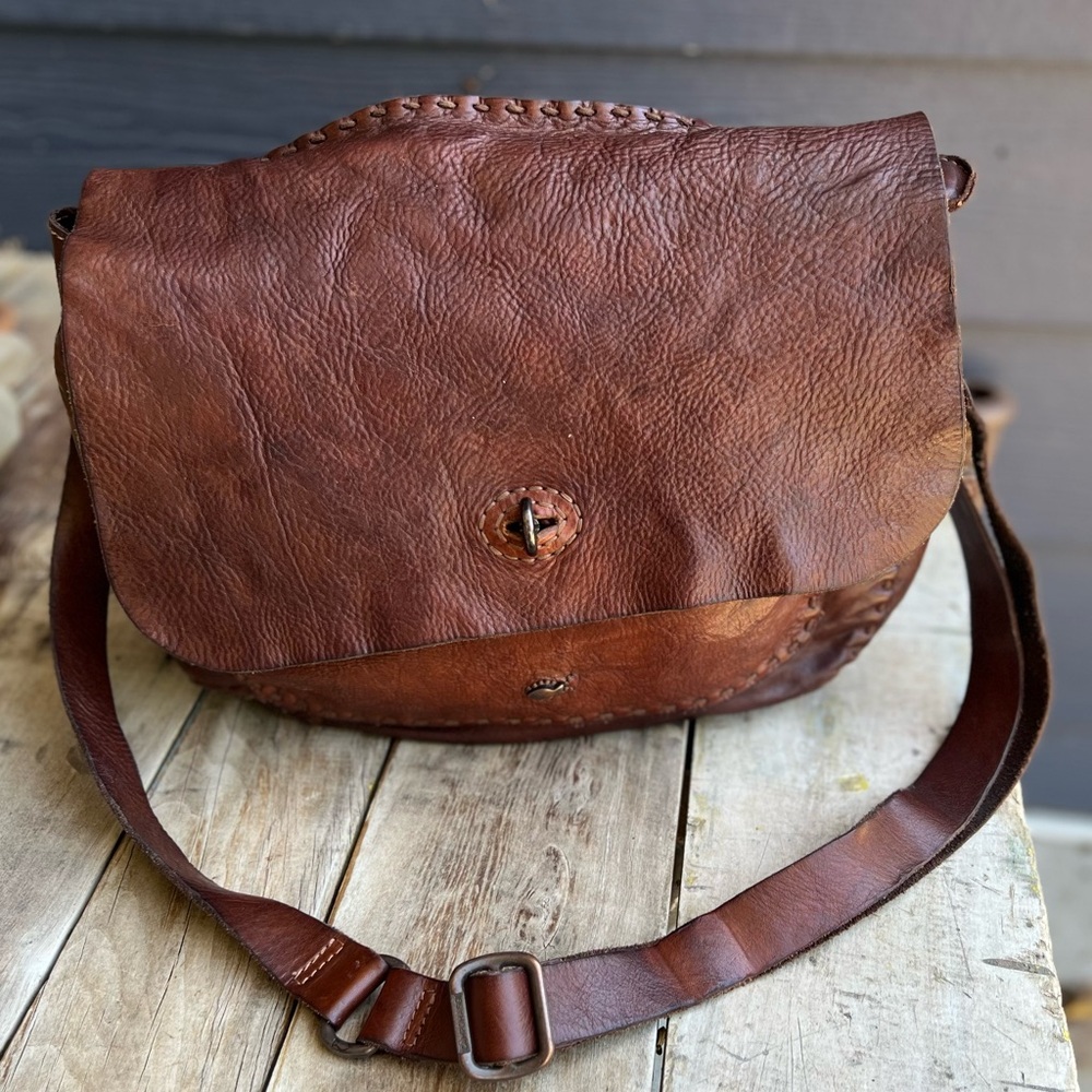 Rare Campomaggi Saddlebag Italian Leather